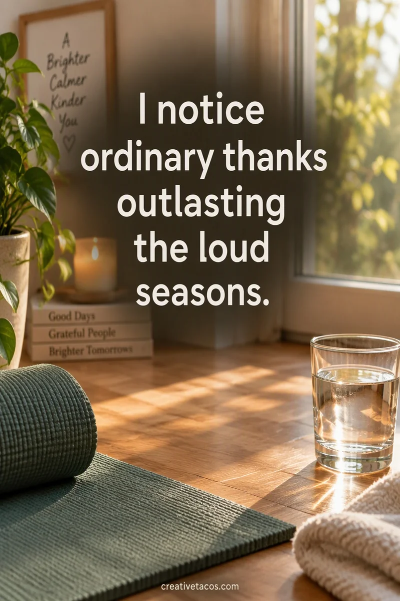 Affirmation card: I notice ordinary thanks outlasting the loud seasons.