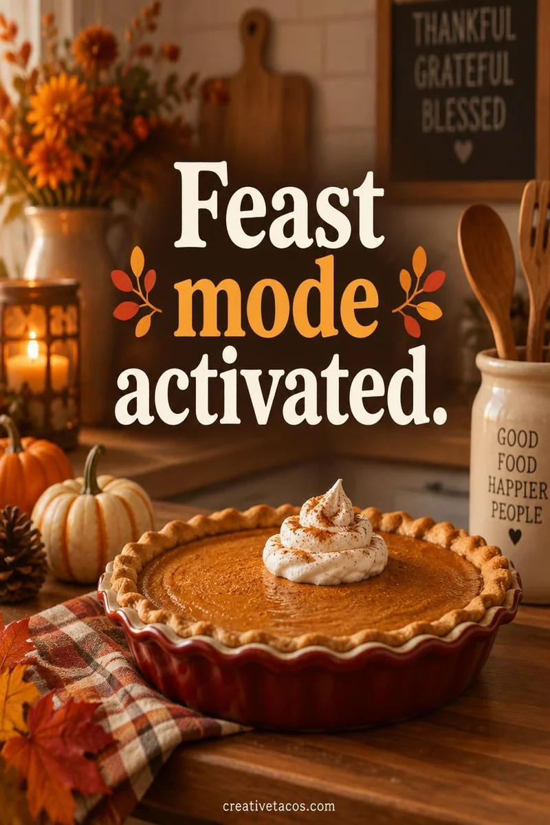 Quote card: Feast mode activated.