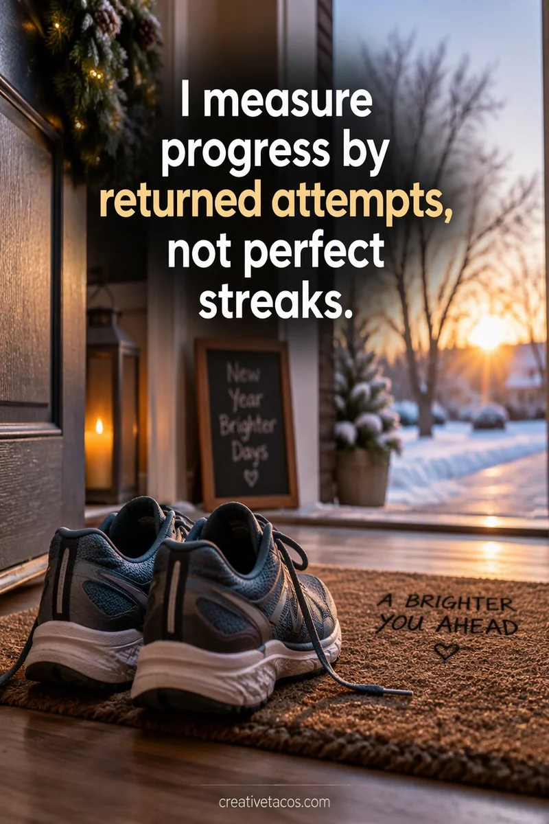 Quote card: I measure progress by returned attempts, not perfect streaks.