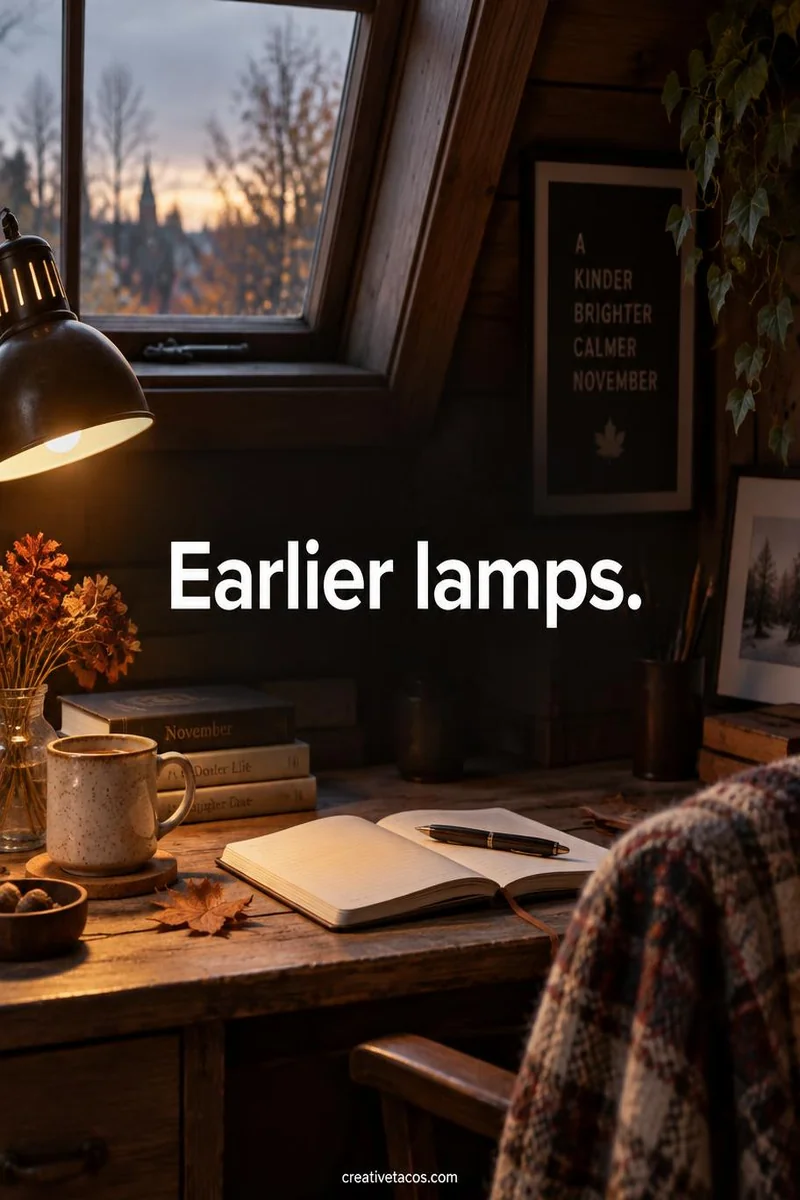 Quote card: Earlier lamps.