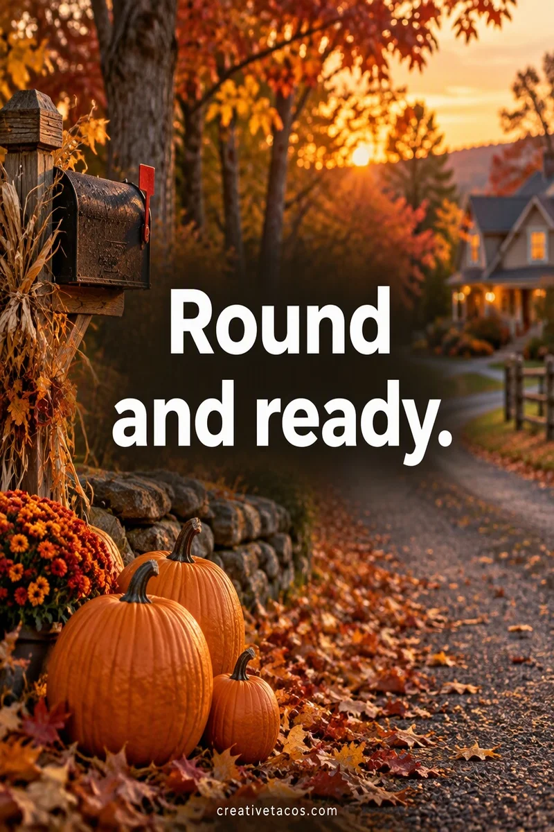 Quote card: Round and ready.