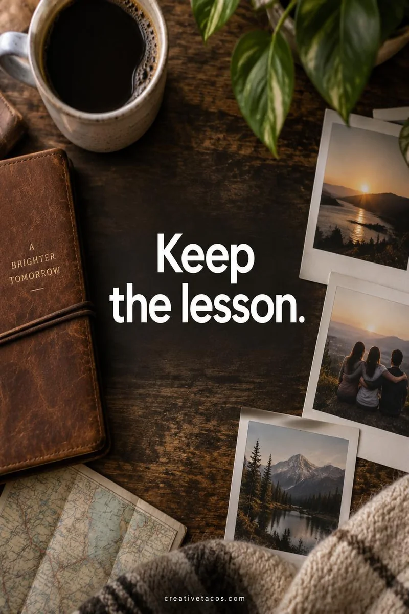 Quote card: Keep the lesson.