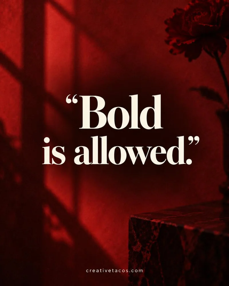 Quote card: Bold is allowed.
