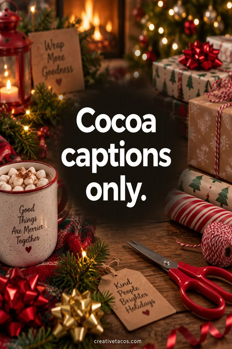 Quote card: Cocoa captions only.