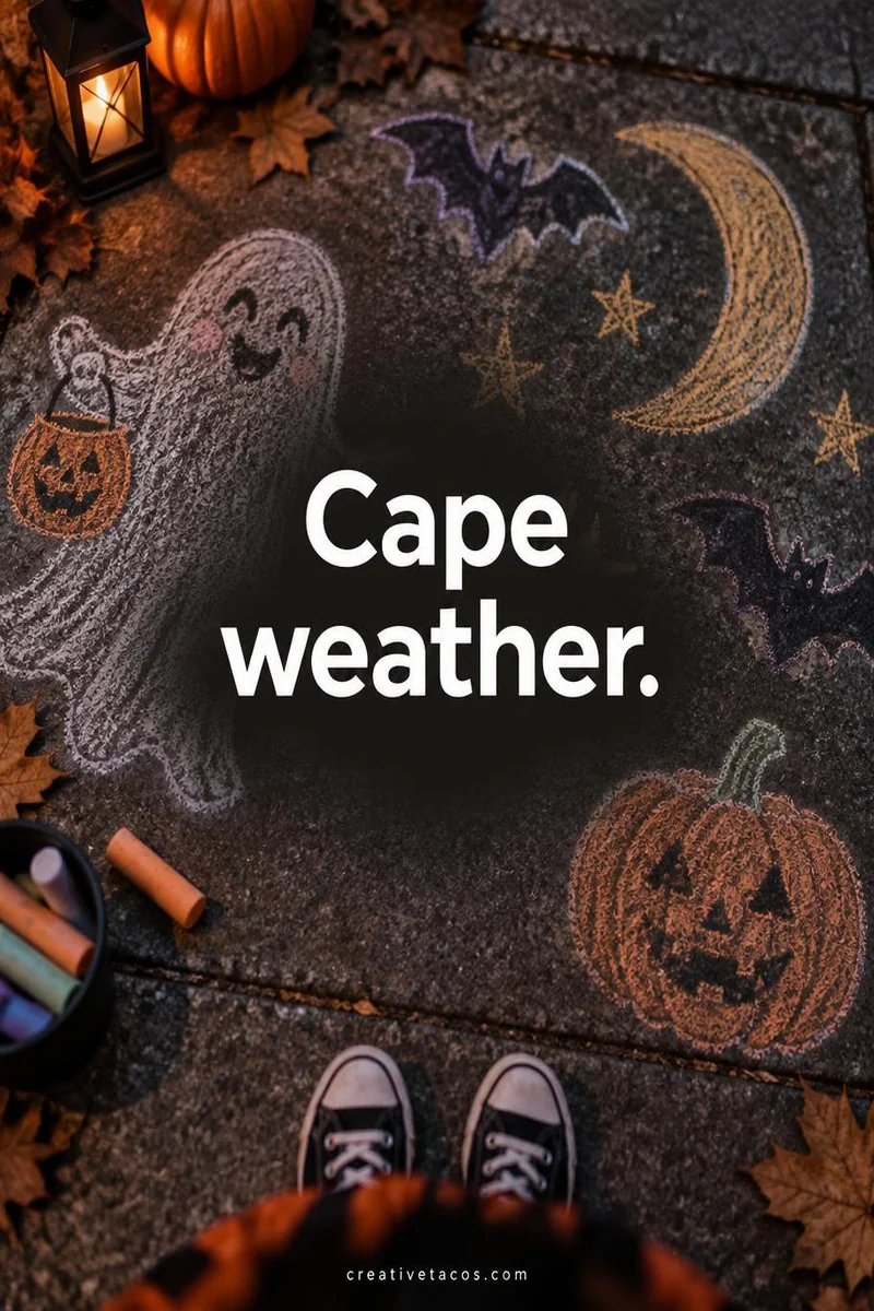 Quote card: Cape weather.