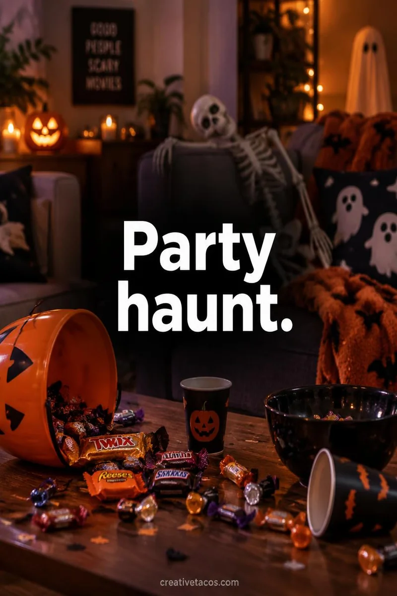 Quote card: Party haunt.