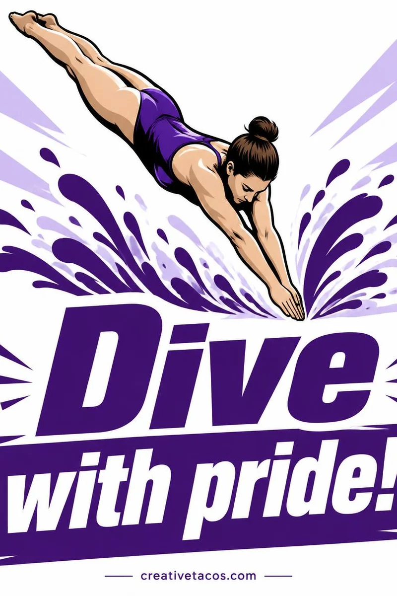 Chant card: Dive with pride!