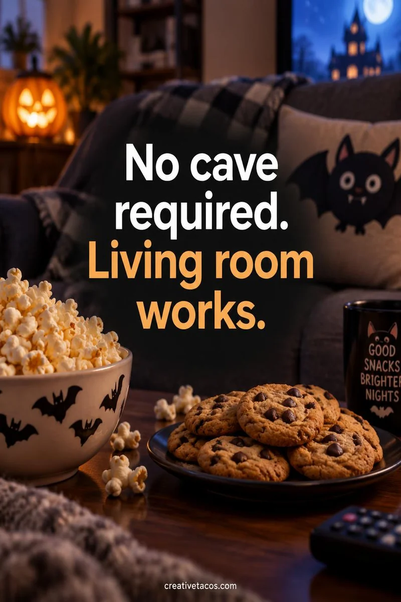 Quote card: No cave required. Living room works.