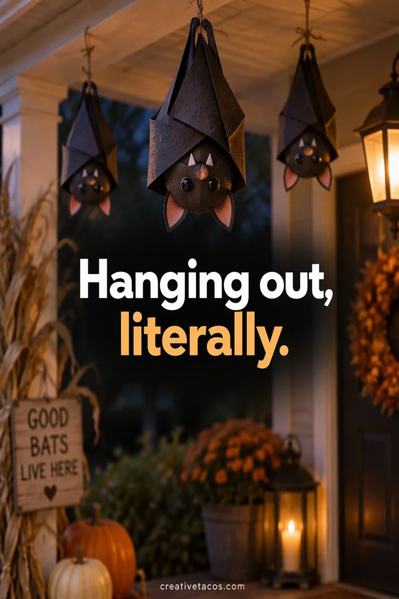 Quote card: Hanging out, literally.