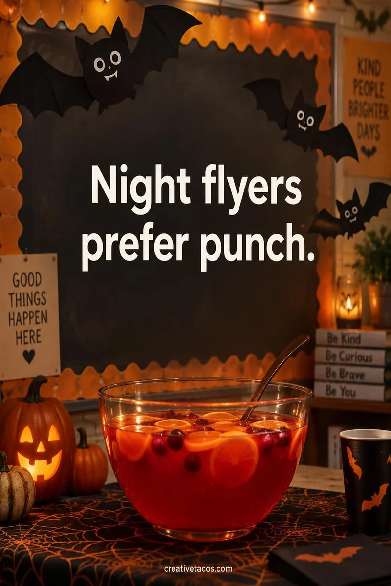 Quote card: Night flyers prefer punch.