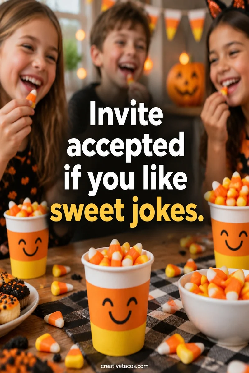 Quote card: Invite accepted if you like sweet jokes.