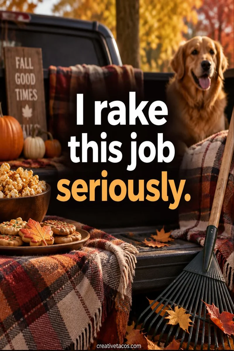 Quote card: I rake this job seriously.