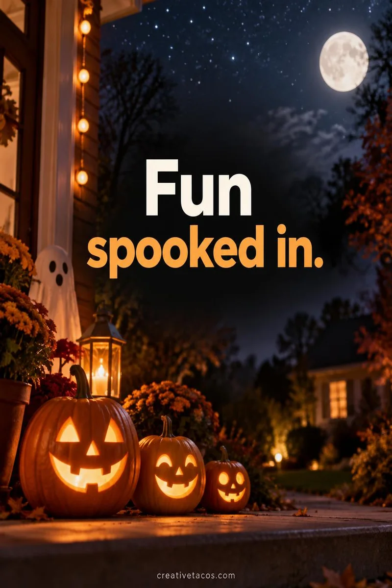 Quote card: Fun spooked in.