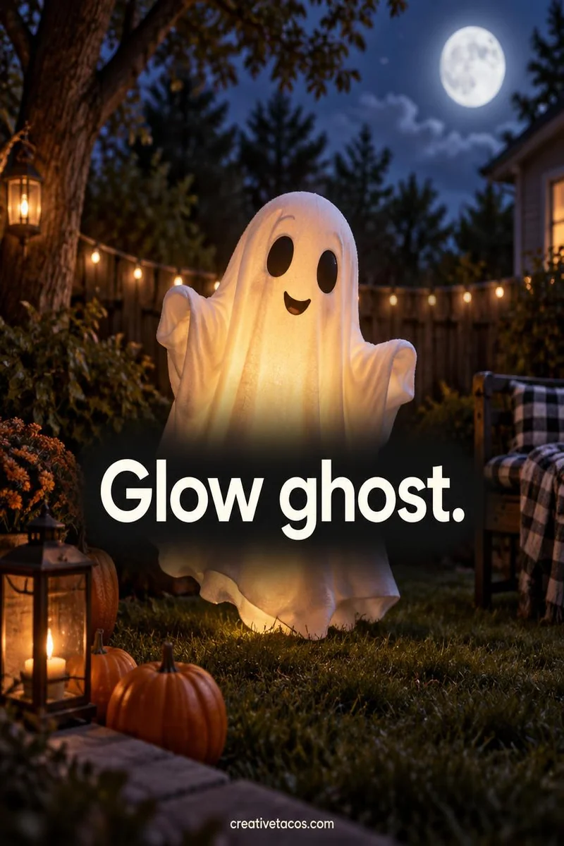 Quote card: Glow ghost.