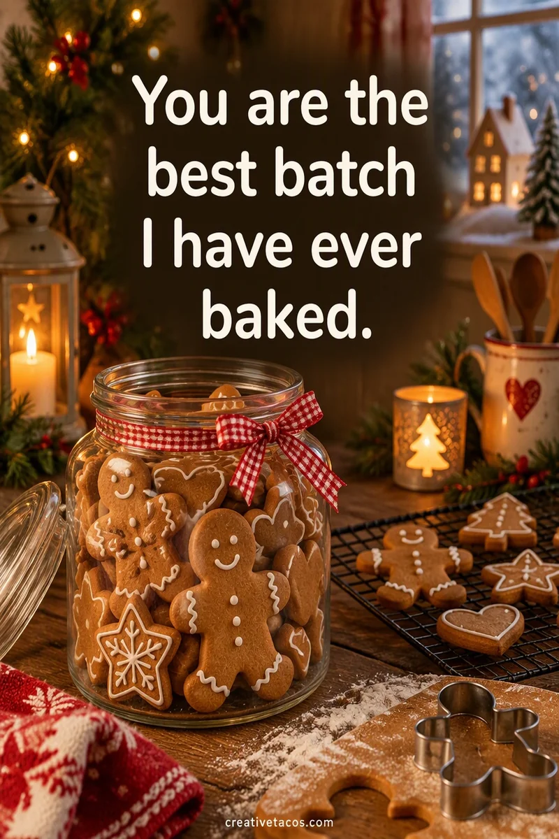Quote card: You are the best batch I have ever baked.