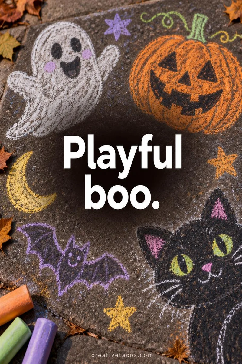 Quote card: Playful boo.