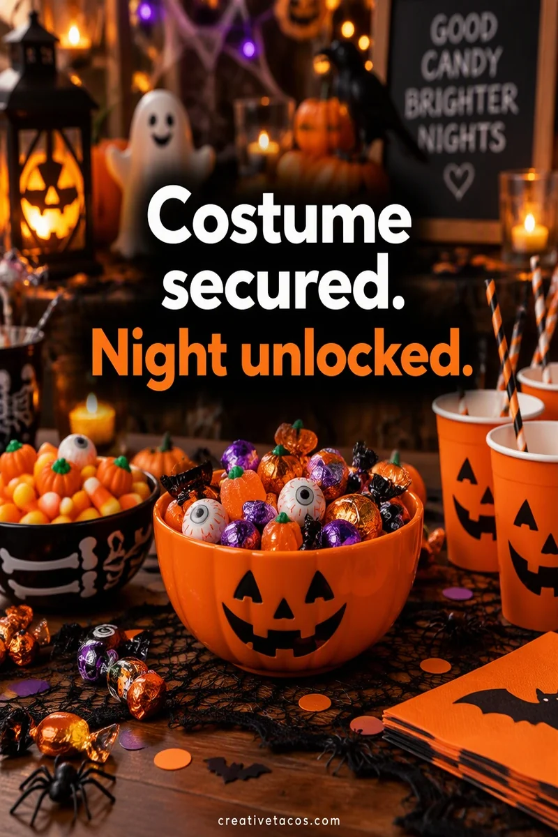 Quote card: Costume secured. Night unlocked.