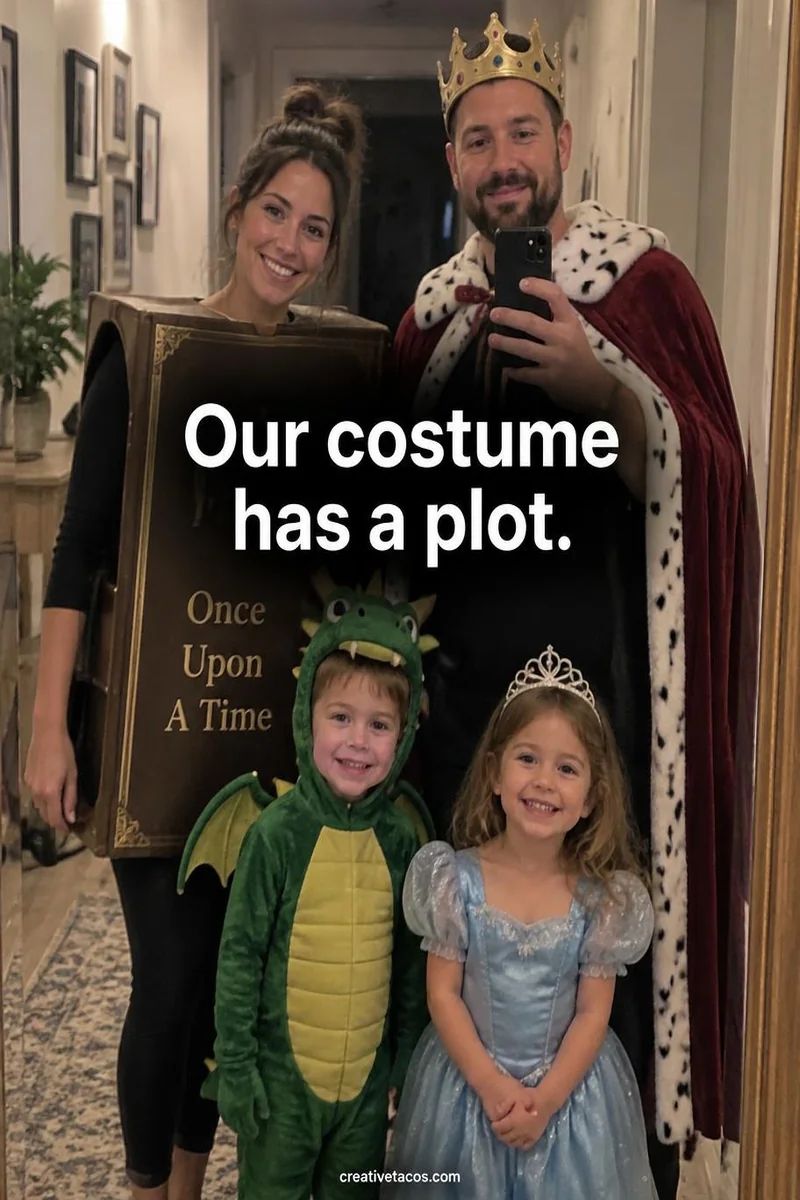 Quote card: Our costume has a plot.