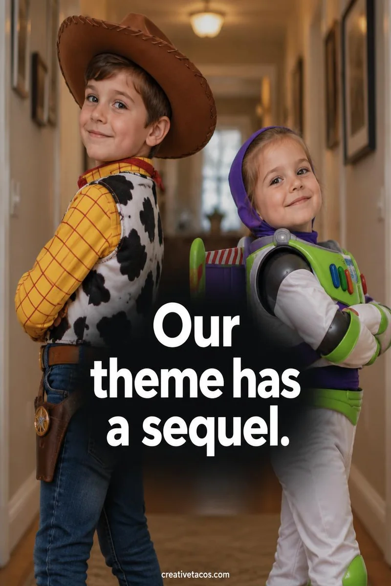 Quote card: Our theme has a sequel.
