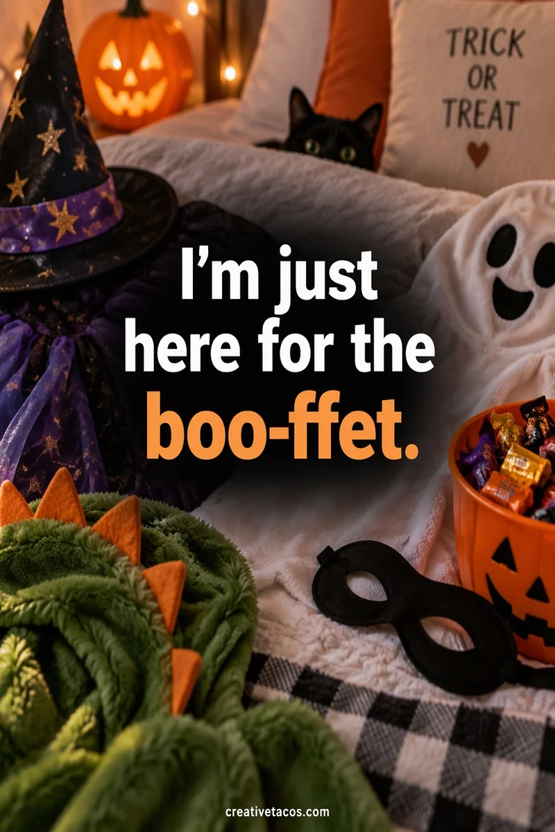Quote card: I'm just here for the boo-ffet.