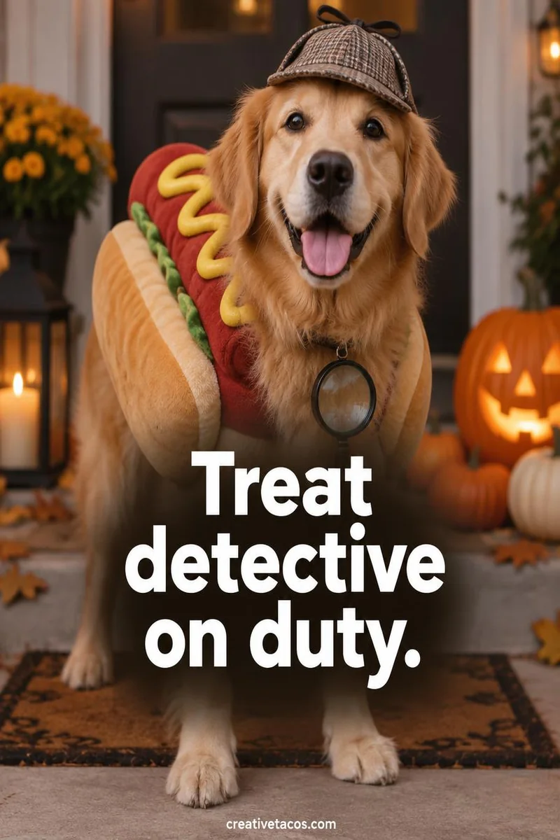 Quote card: Treat detective on duty.