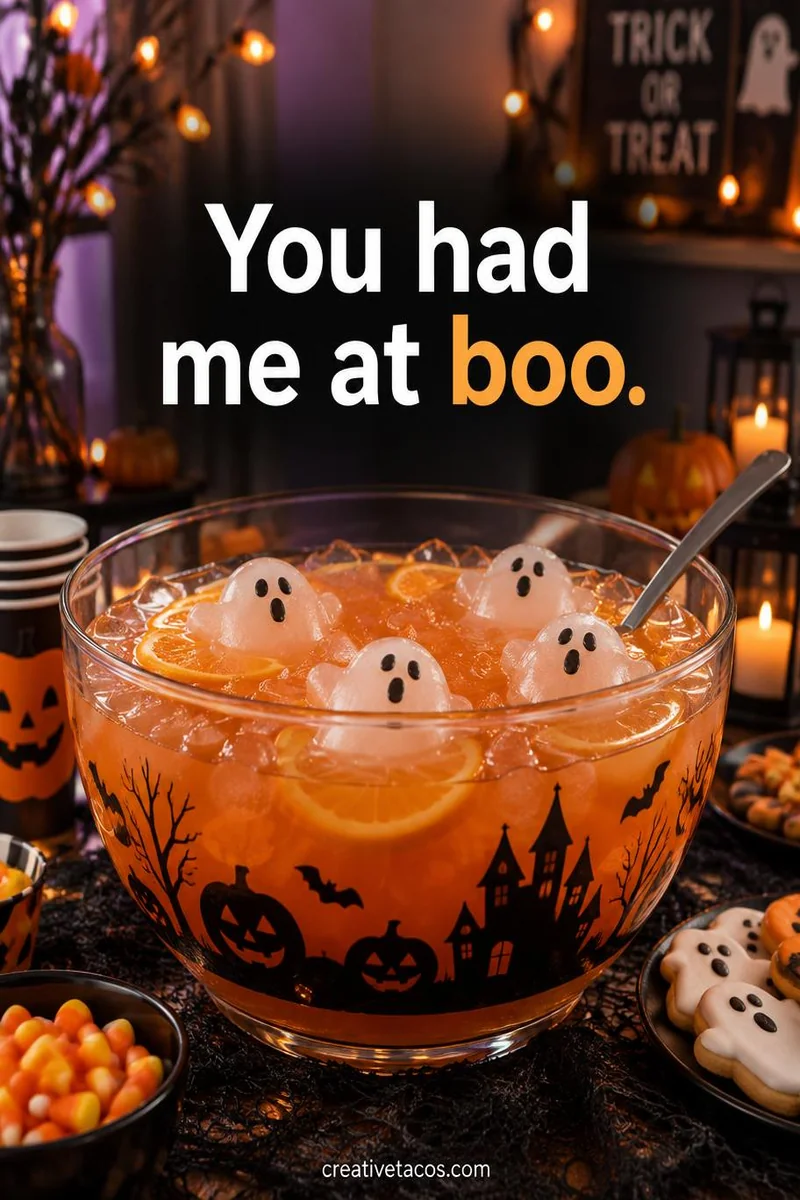 Quote card: You had me at boo.