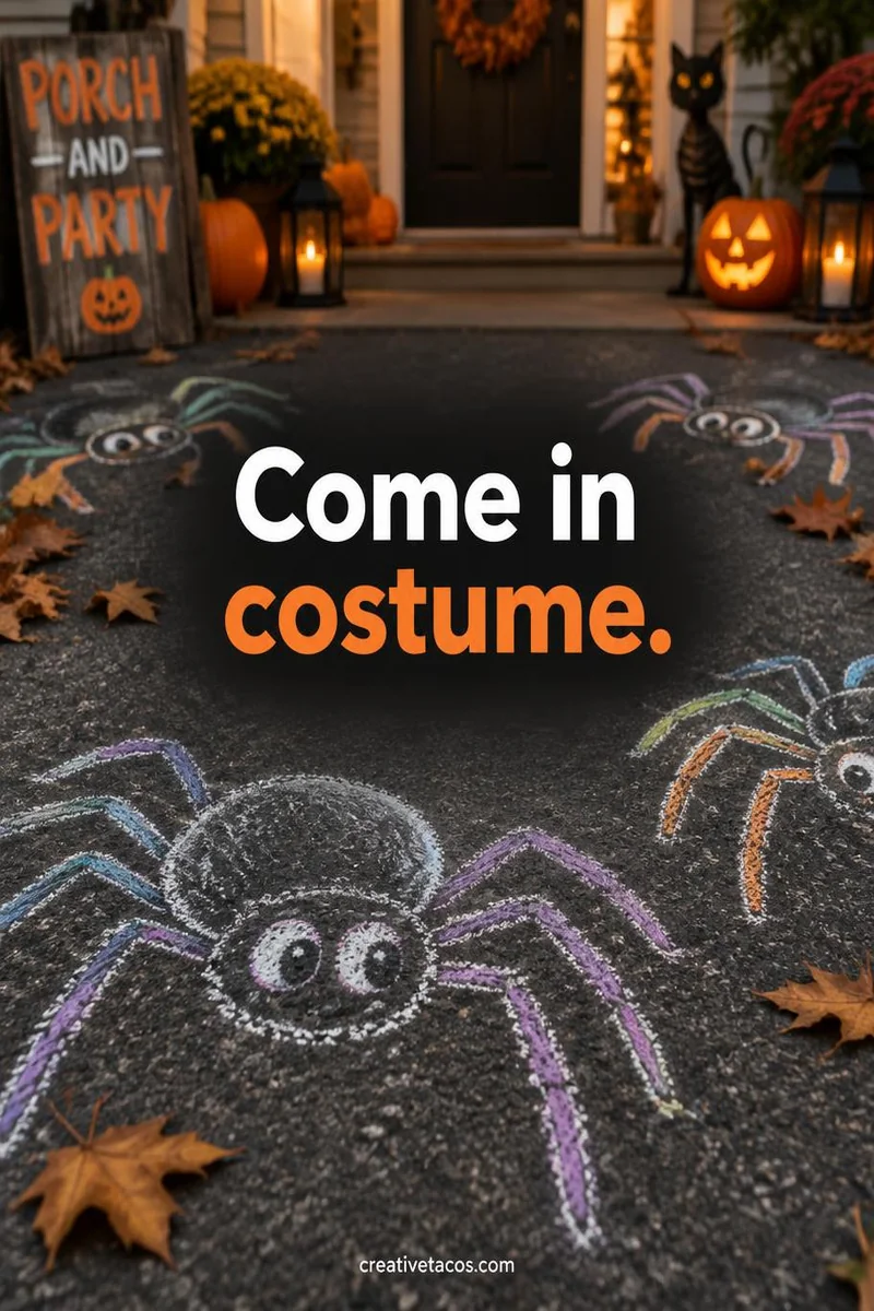 Quote card: Come in costume.