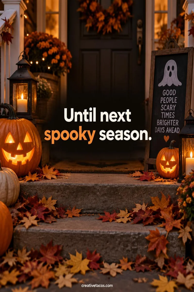 Quote card: Until next spooky season.