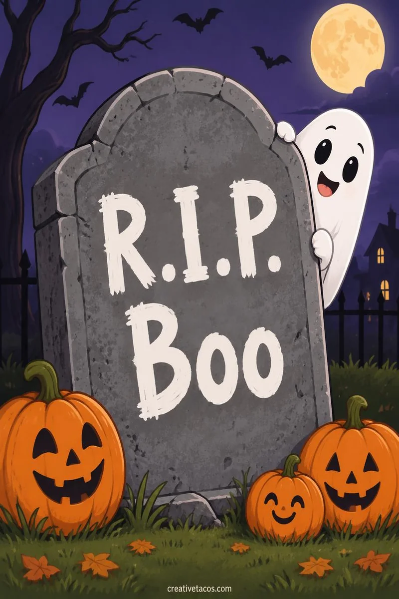 Quote card: R.I.P. Boo