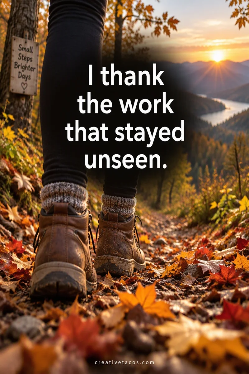 Quote card: I thank the work that stayed unseen.