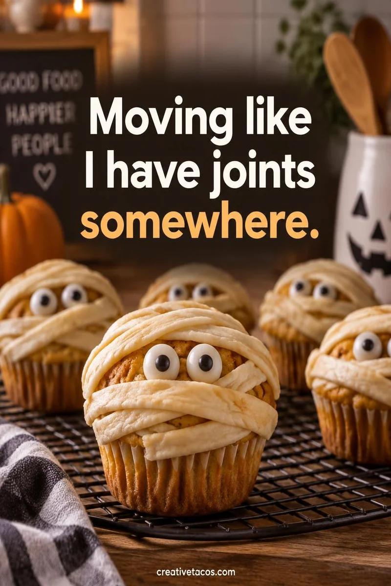 Quote card: Moving like I have joints somewhere.