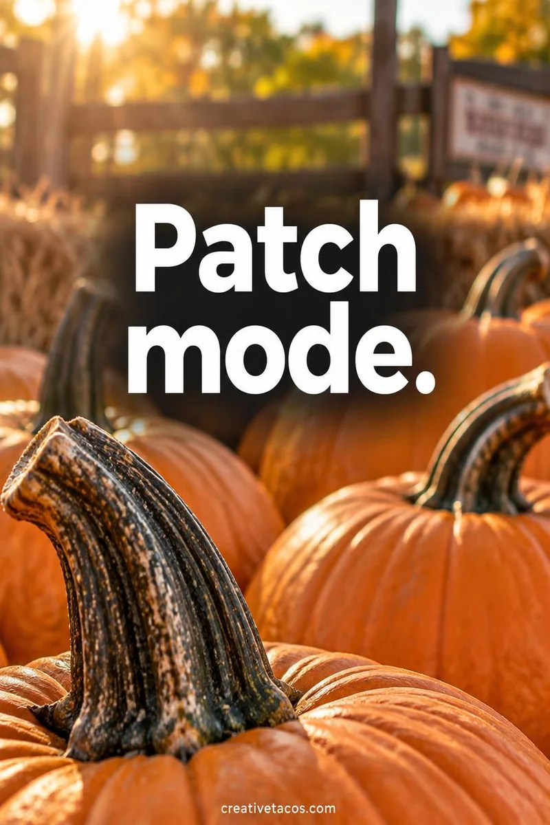 Quote card: Patch mode.
