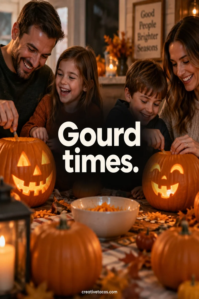 Quote card: Gourd times.