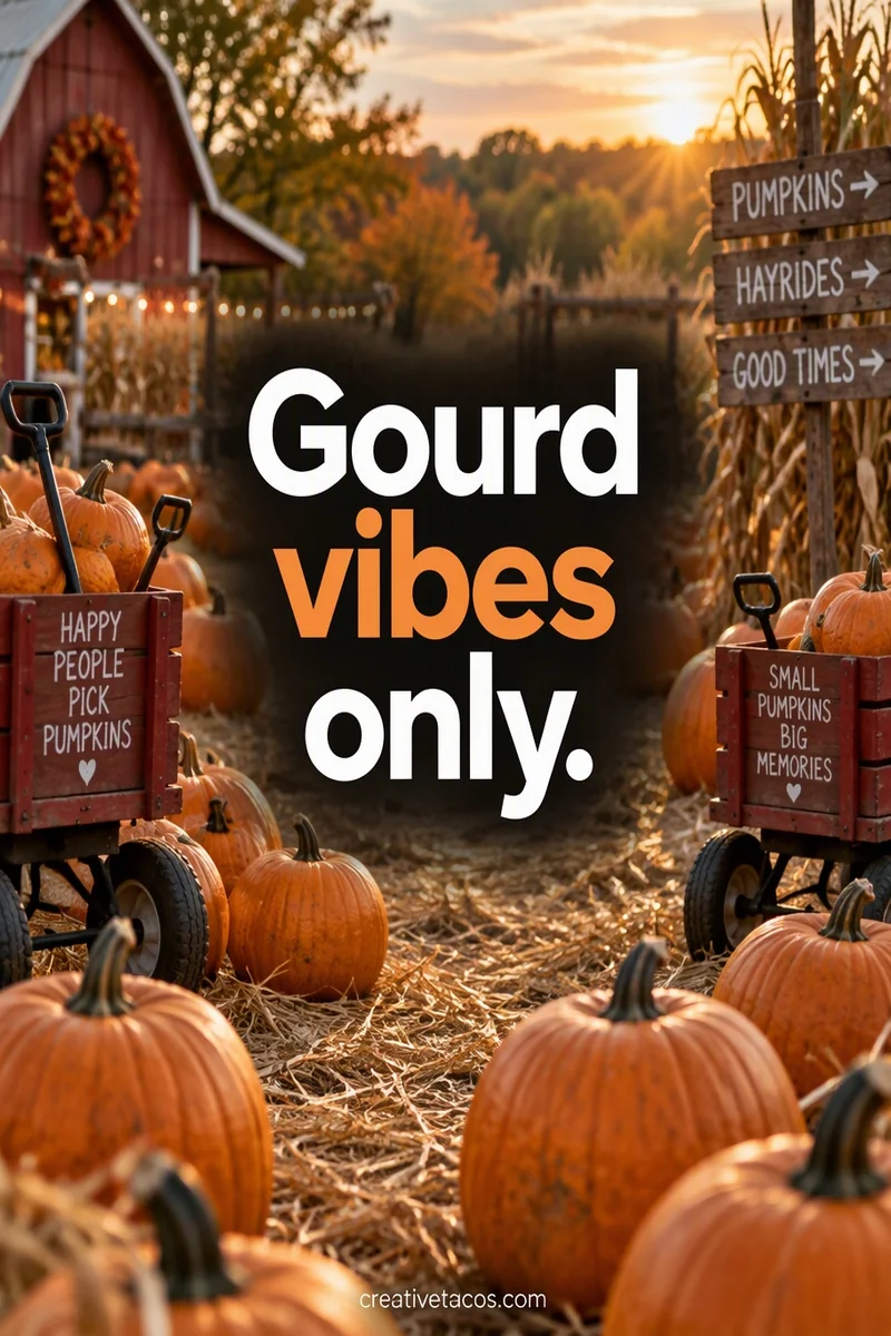 Quote card: Gourd vibes only.