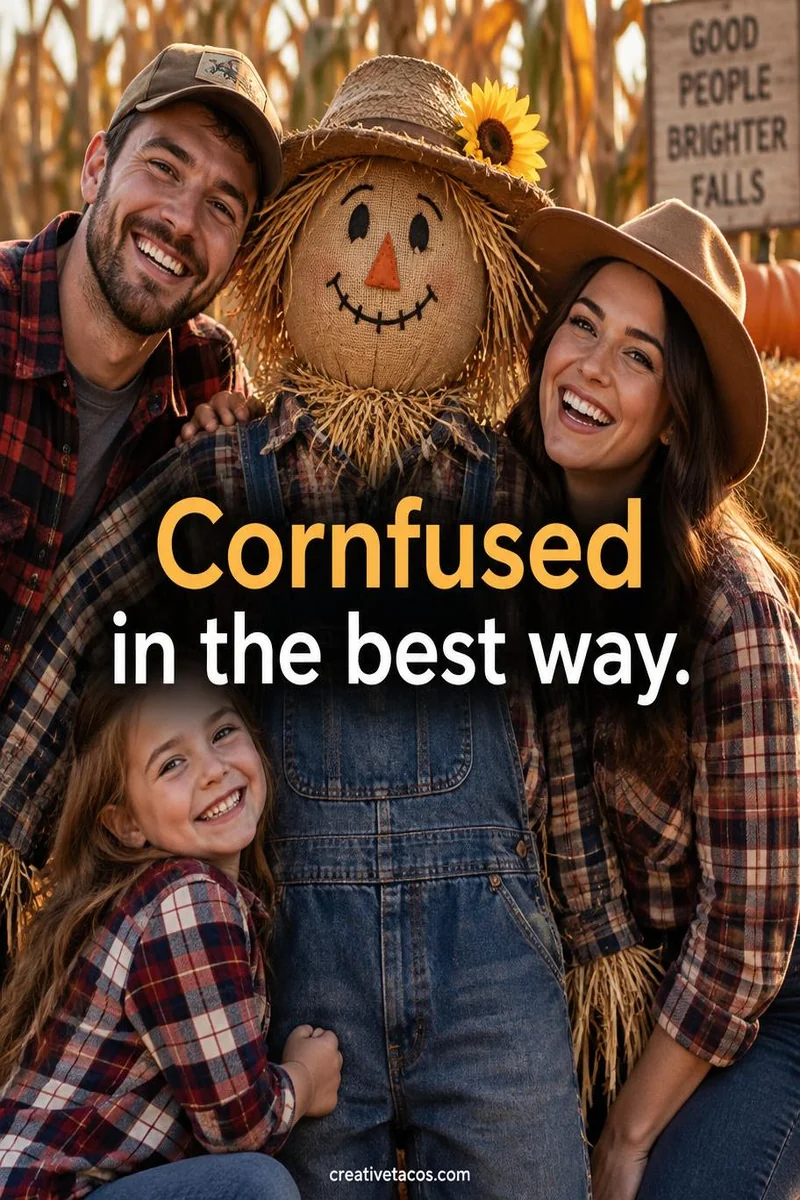 Quote card: Cornfused in the best way.