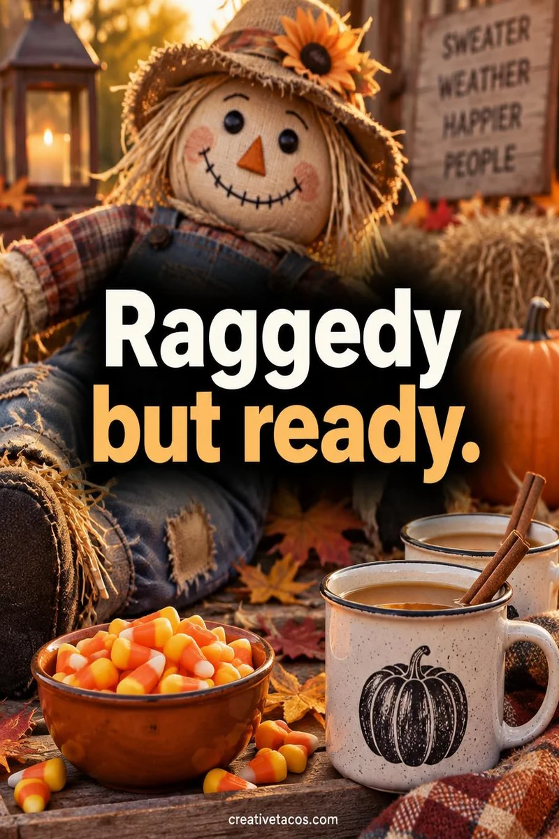 Quote card: Raggedy but ready.