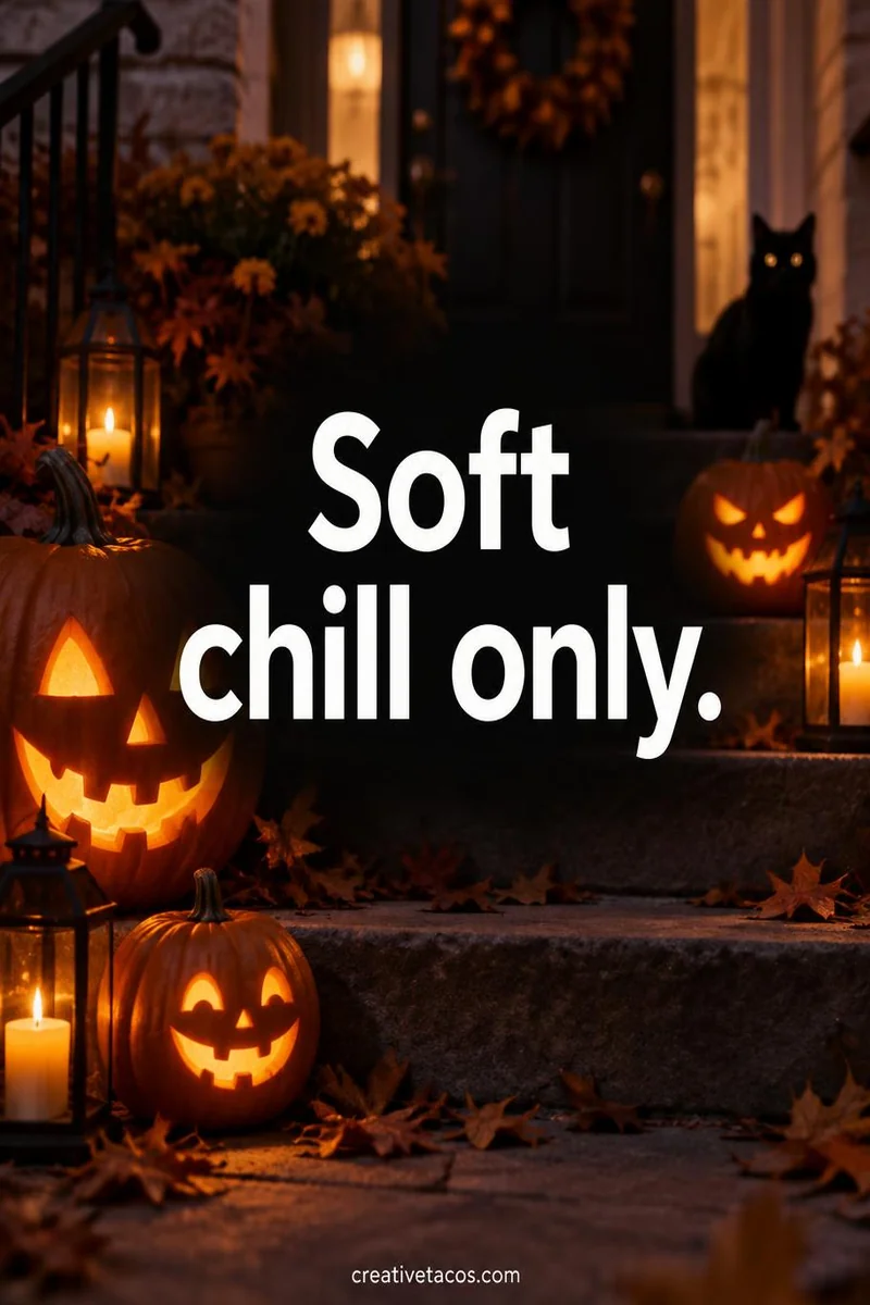 Quote card: Soft chill only.