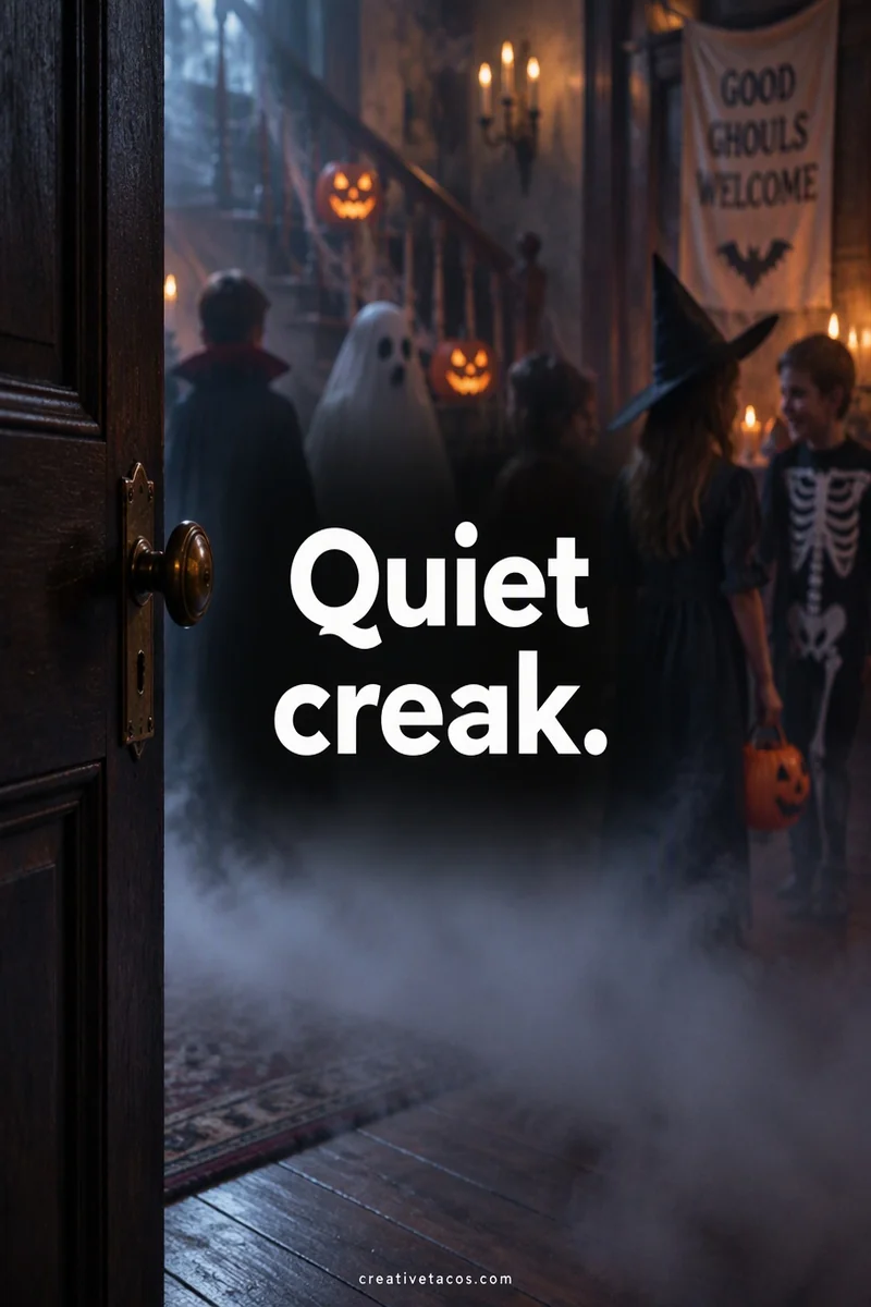 Quote card: Quiet creak.