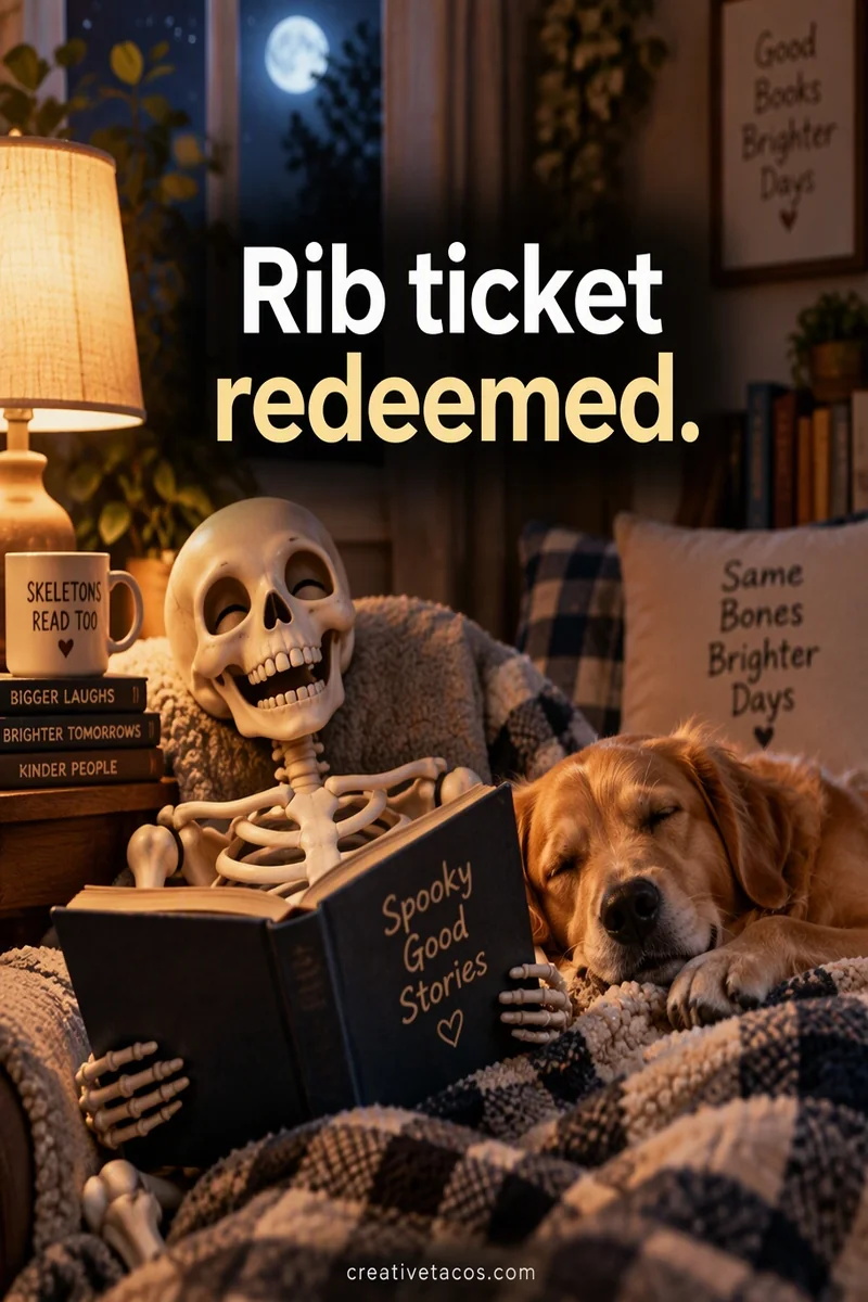 Quote card: Rib ticket redeemed.