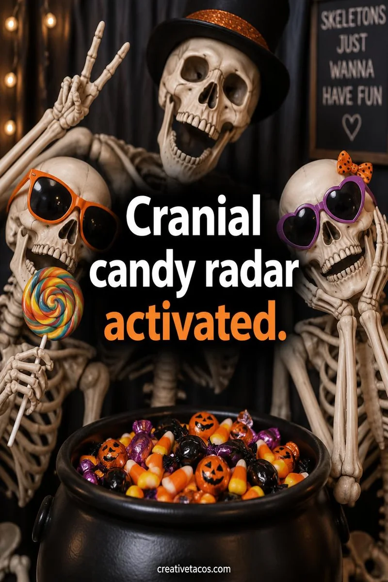 Quote card: Cranial candy radar activated.