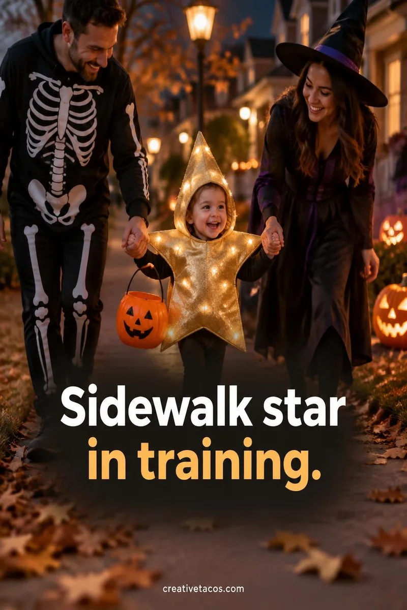 Quote card: Sidewalk star in training.
