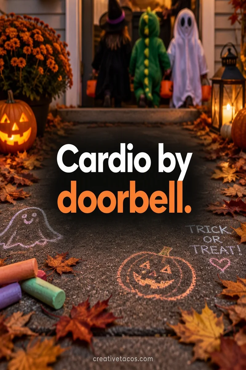 Quote card: Cardio by doorbell.