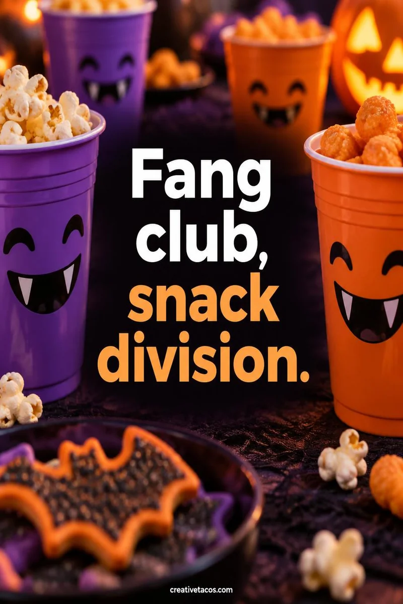 Quote card: Fang club, snack division.