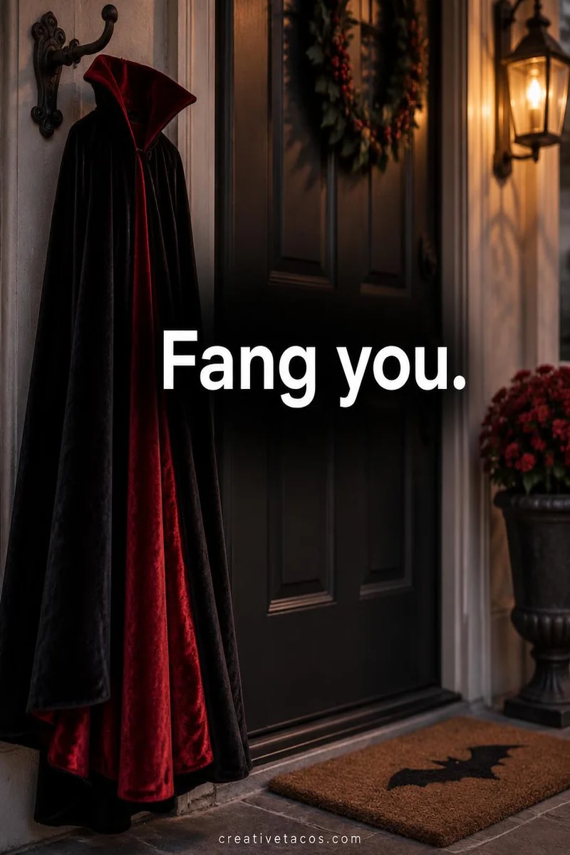 Quote card: Fang you.