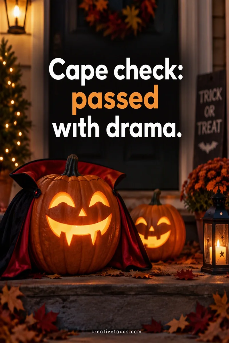 Quote card: Cape check: passed with drama.