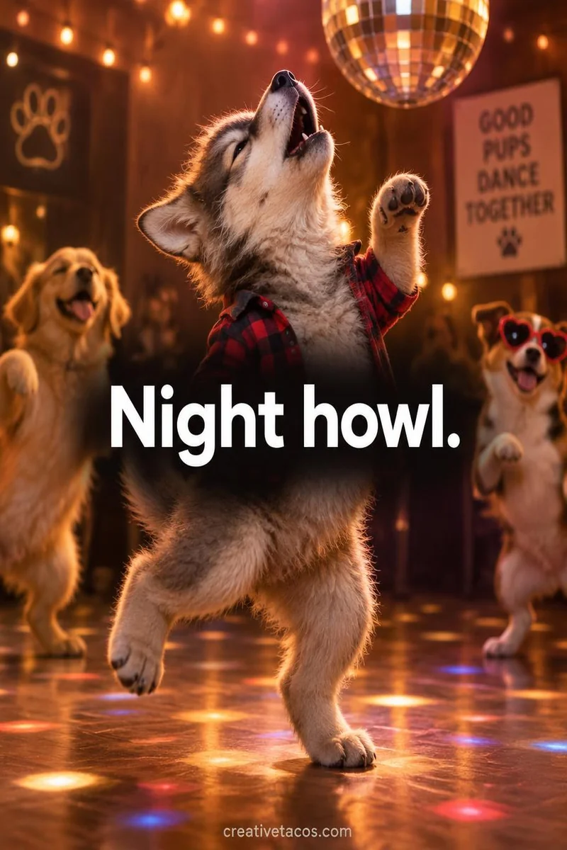 Quote card: Night howl.