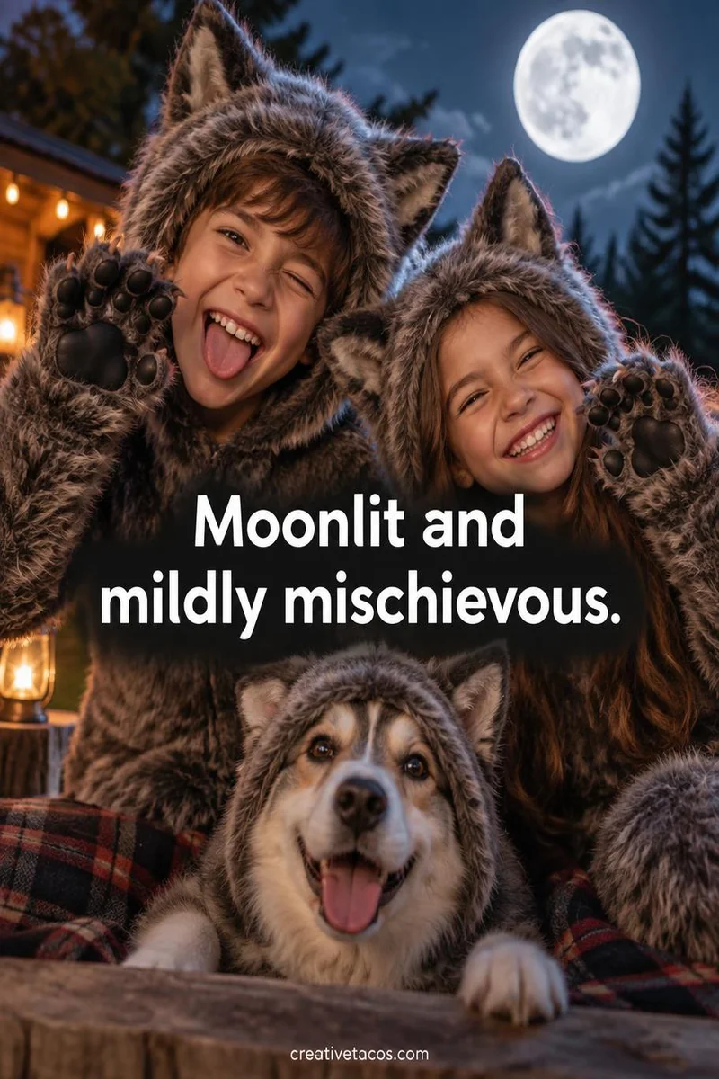 Quote card: Moonlit and mildly mischievous.