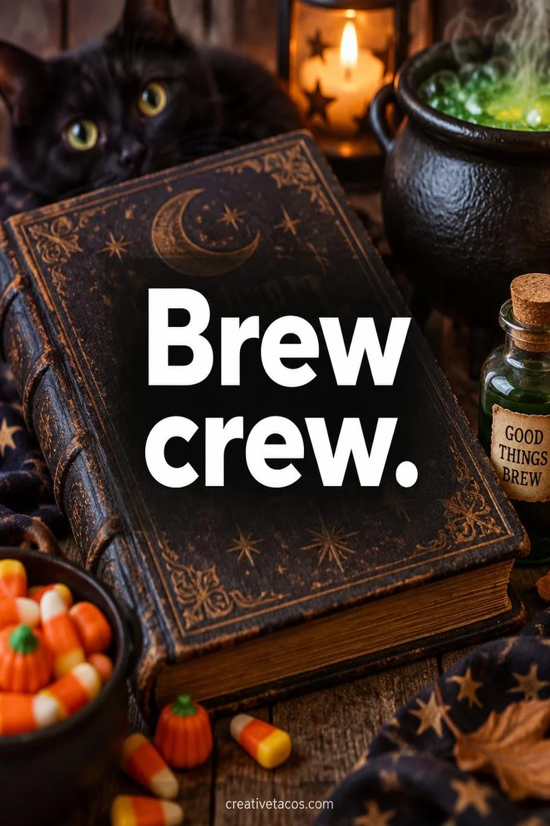 Quote card: Brew crew.