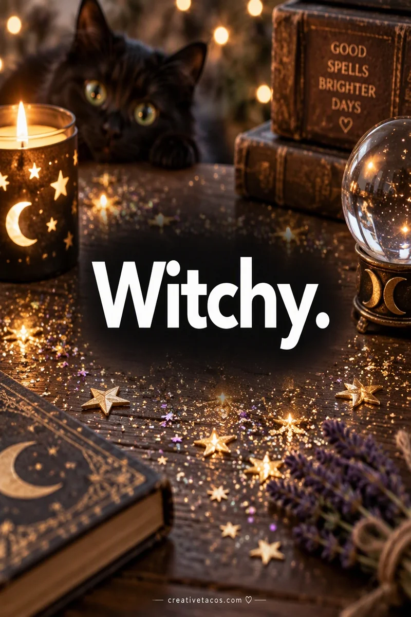 Quote card: Witchy.