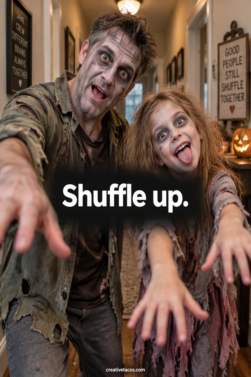 Quote card: Shuffle up.